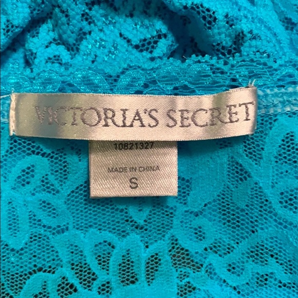 Victoria’s Secret Aqua Blue Lace Bralette Small - Picture 5 of 5